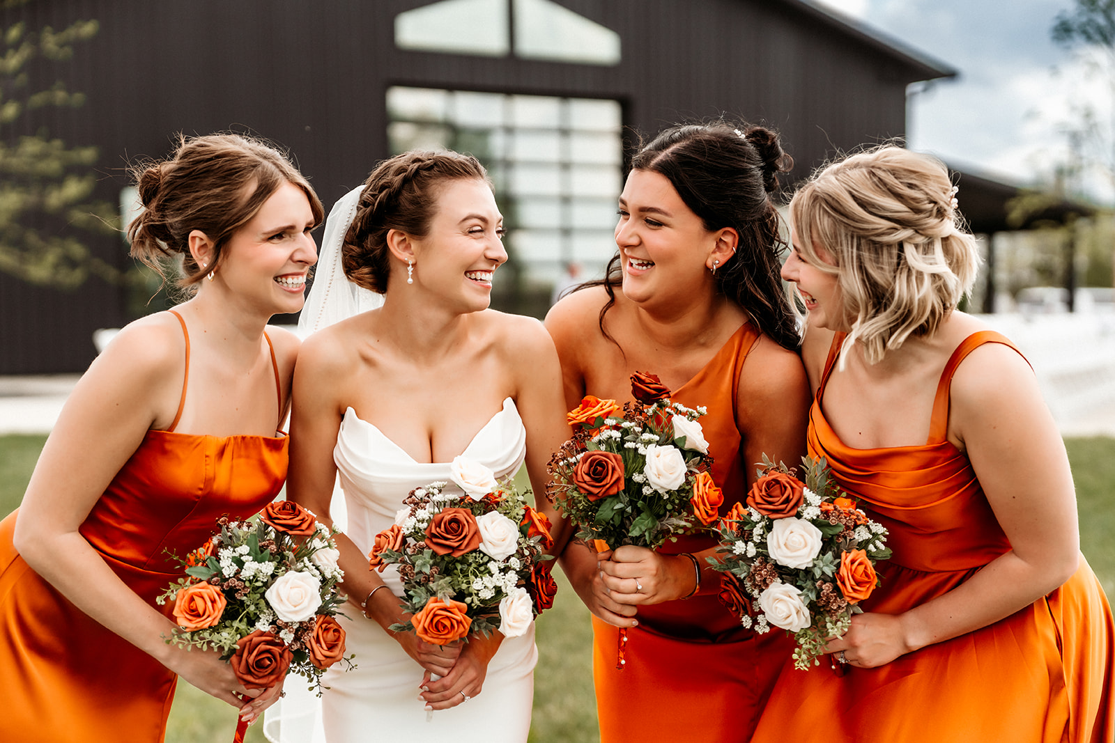 Butter Yellow Bridesmaid Dresses & Spring Wedding at The Grange Hall